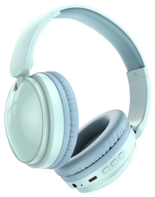 Headphones Bluetooth HF XO BE36 Crystal aurora blue