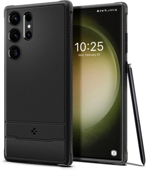SPIGEN RUGGED ARMOR ΘΗΚΗ ΓΙΑ GALAXY S23 ULTRA MATTE BLACK