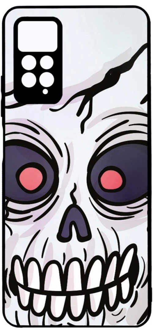 SKULL Premium Protective Hard Case black Θήκη για Xiaomi Redmi Note 11 4G