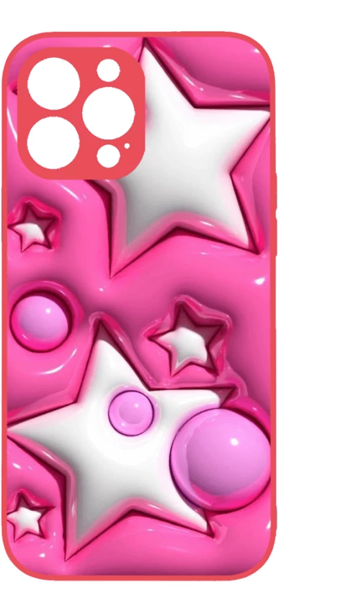 STARS Premium Protective Hard Case hot pink Θήκη για Iphone 12 Pro Max