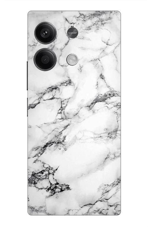 Marble white Silicone Case θήκη για Xiaomi Poco X6 5G