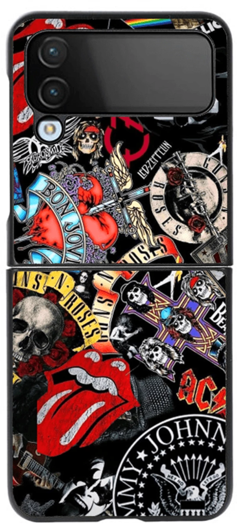 Premium Protective Hard Case Rock Bands Θήκη για Samsung Galaxy Z FLIP 4 Black