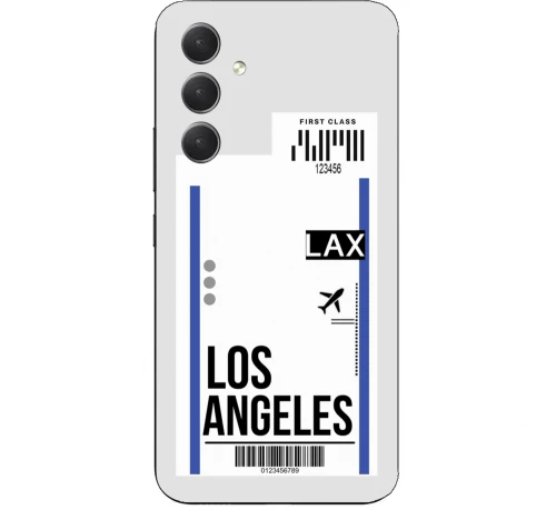 Travel To Los Angeles Silicone Διαφανη θήκη για Samsung Galaxy S24