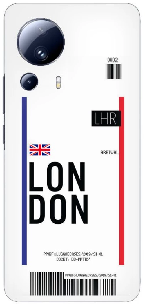 Travel To London Silicone Διαφανη θήκη για Xiaomi 13 Lite 5G