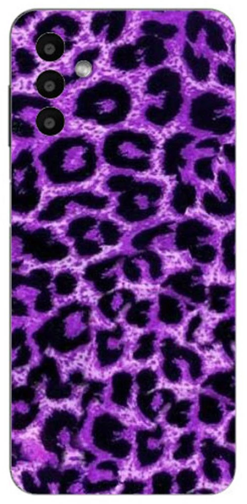 Purple Leopard Silicone case Θήκη για Samsung Galaxy A13 5G/ A04S