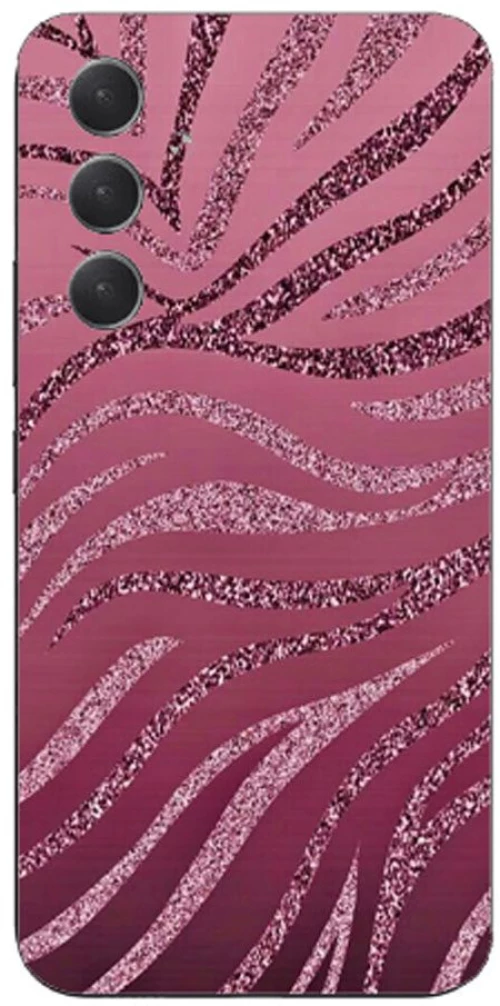 Pink Zebra Silicone Case θήκη για Samsung Galaxy A54 5g