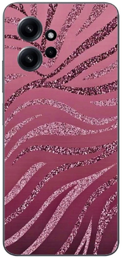 Pink Zebra Silicone Case θήκη για Xiaomi Redmi note 12 4g