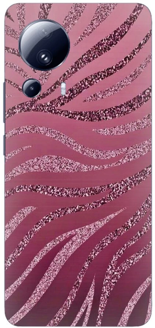 Pink Zebra Silicone Case θήκη για Xiaomi 13 Lite 5G