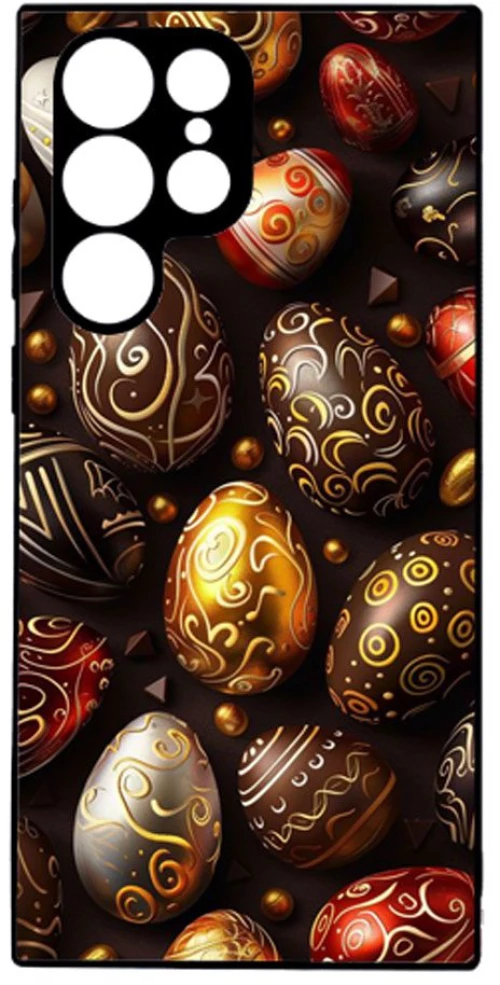Shiny Eggs Premium Protective Hard Case black Θήκη για Samsung Galaxy S23 Ultra