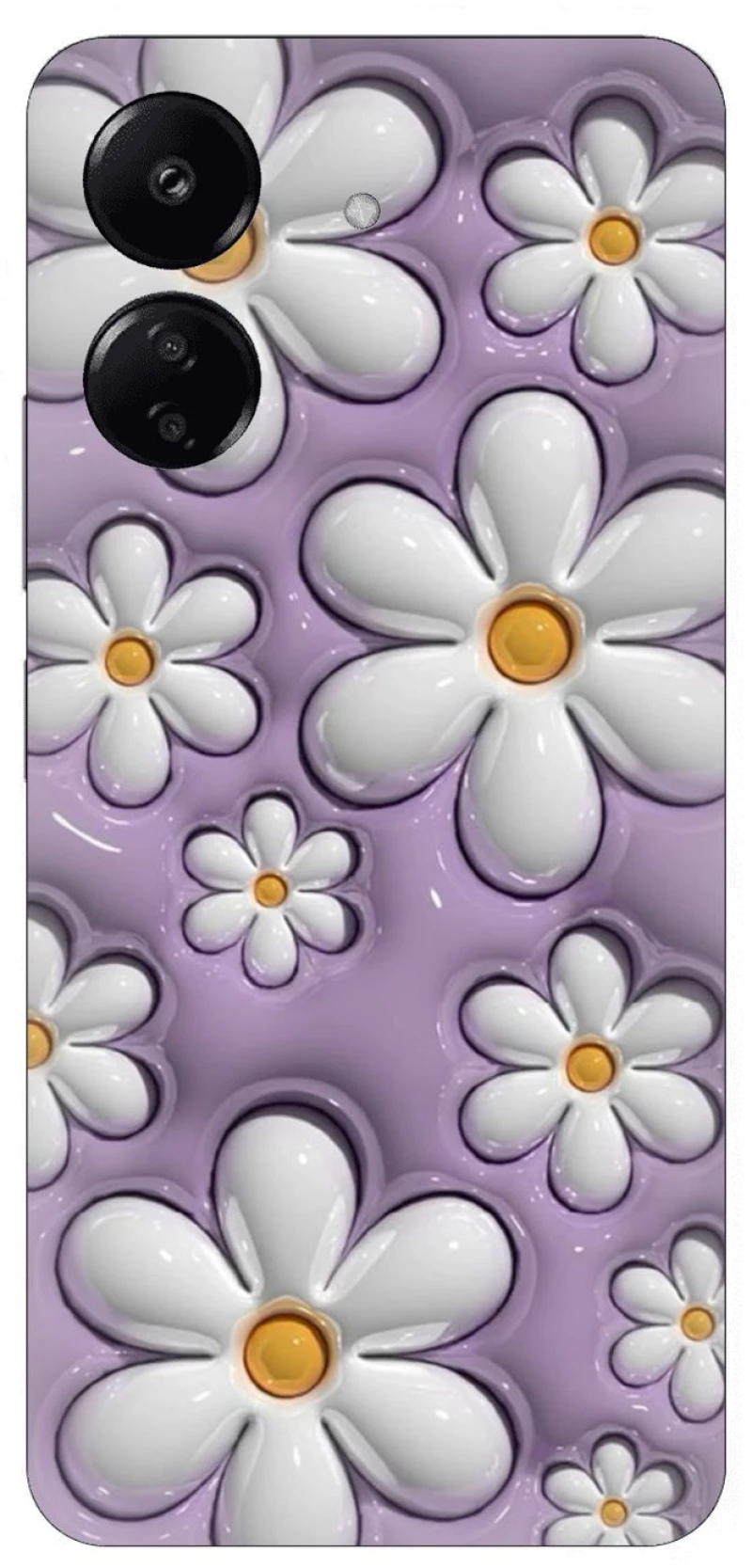 Flowers in Purple Θήκη για Xiaomi Redmi 13C 4G