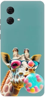 Colorful Giraffe Silicone Case θήκη για Motorola Moto G84 5G