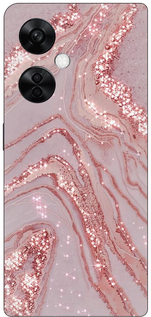 Marble Pink Silicone Case θήκη για OnePlus Nord CE 3 Lite 5G