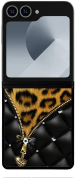 Animal Print Lady Cheetah Θήκη για Samsung Galaxy Z Flip 6