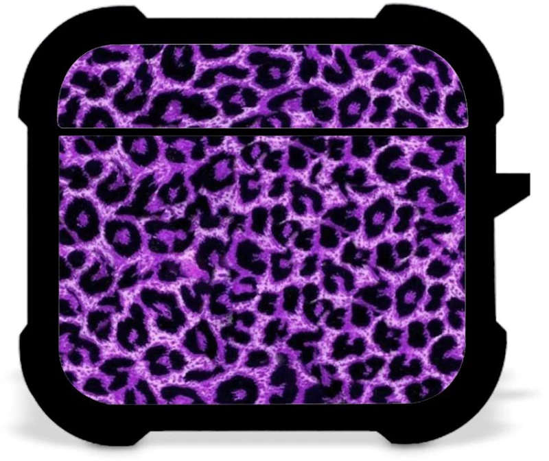 Animal Print Purple Custom Case Airpods 3