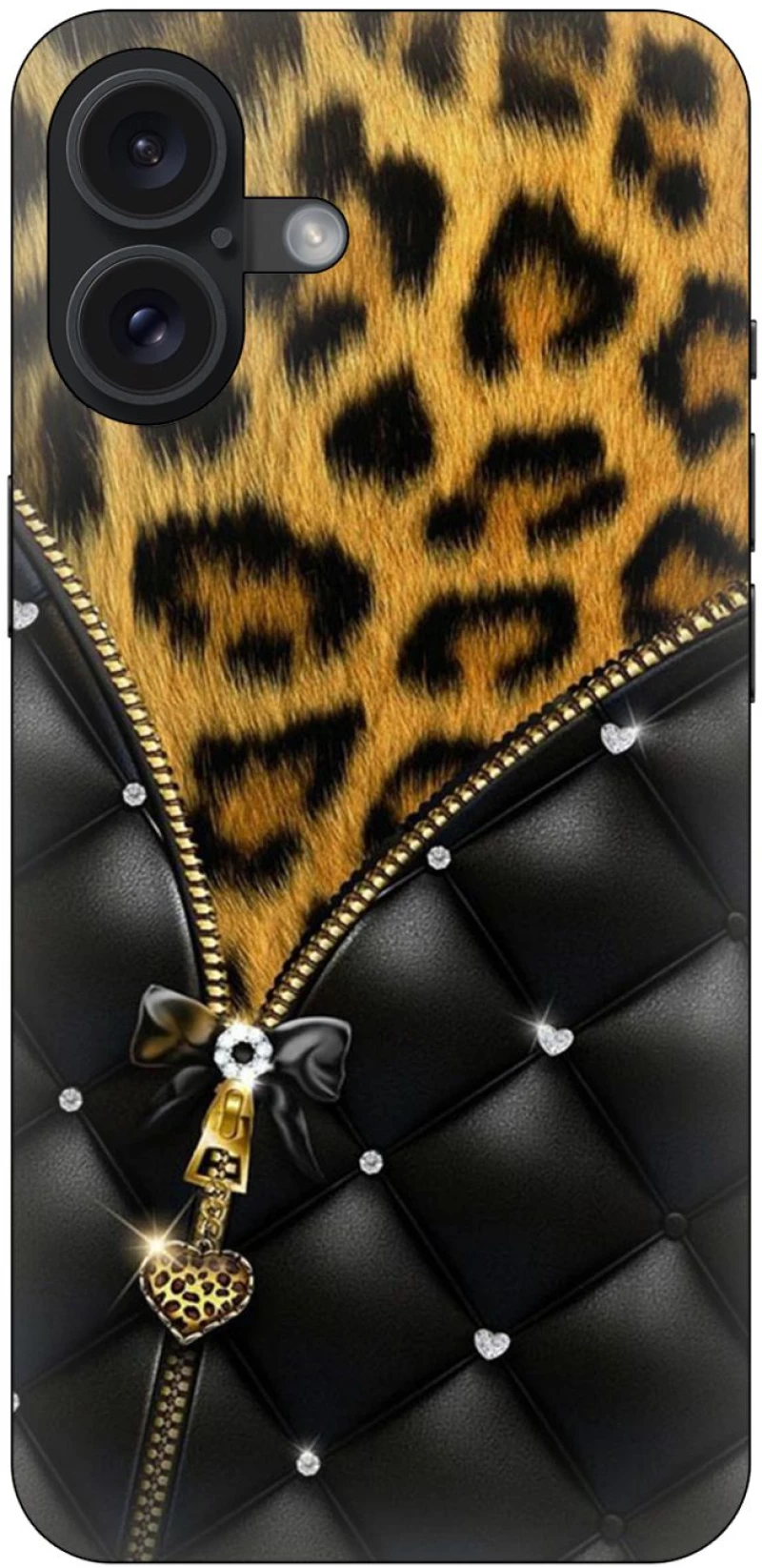Animal Print Lady Cheetah Θήκη για iPhone 16 Plus