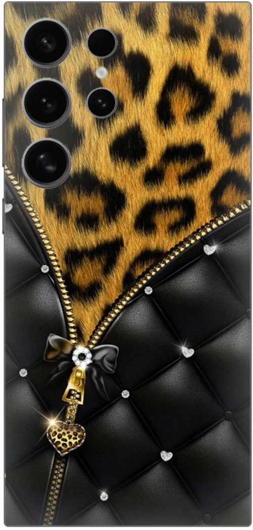 Animal Print Lady Cheetah Case θήκη για Samsung Galaxy S24 Ultra 5G