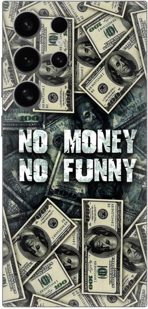 No Money No Funny Case θήκη για Samsung Galaxy S25 Ultra 5G
