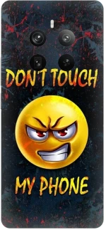 Don't Touch My Phone Emoji Case θήκη για Realme 12 Pro 5G