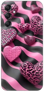 Leopard Hearts Case θήκη για Samsung Galaxy M15 5G
