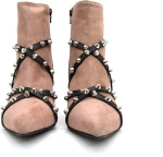 MIVIDA SUEDE ANKLE BOOTS WOMEN MIVIDA NUDE (MVD-8952)