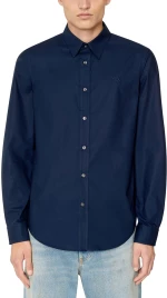 DIESEL S-BEN-CL SHIRT MEN DIESEL ΜΠΛΕ (A04105-0PCAL-81E)