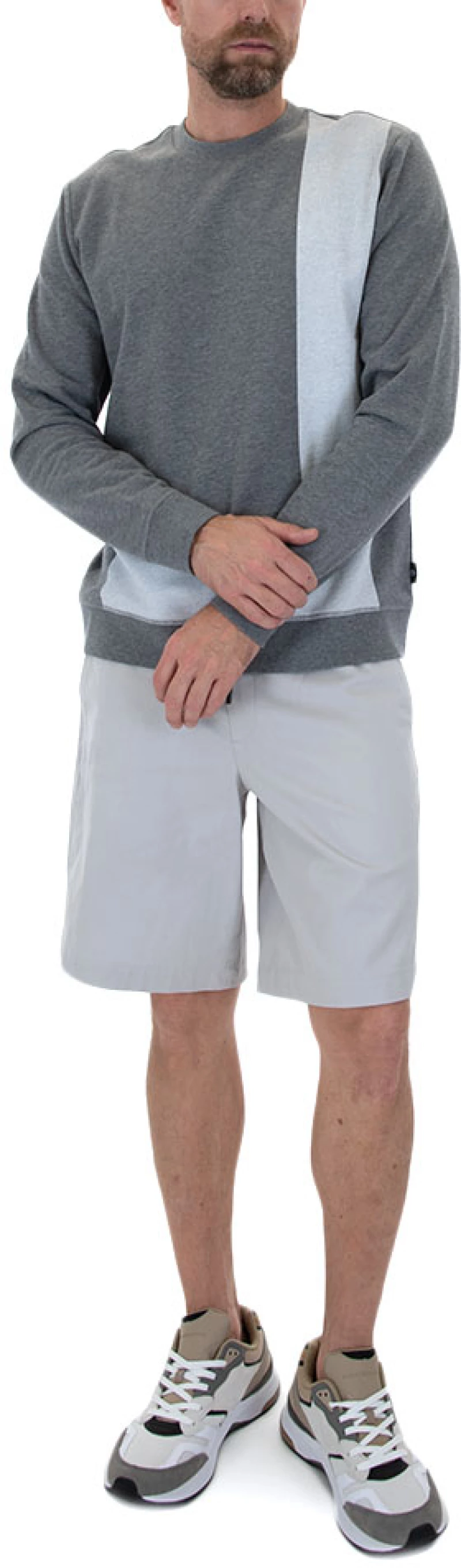 TED BAKER FILTON SWEATSHIRT MEN TED BAKER ΓΚΡΙ (256492-GREY-MARL)