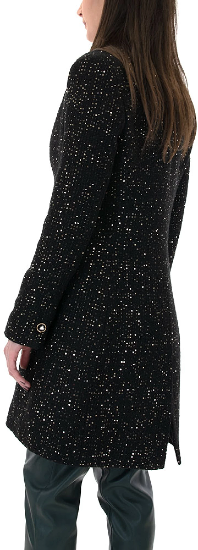 TWENTY-29 SEQUINED COAT WOMEN TWENTY-29 ΜΑΥΡΟ (TNT-29-8979-BLACK)