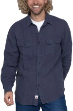 REPLAY LINEN SHIRT MEN REPLAY ΜΠΛΕ (M4147.000.81388B-970)