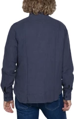REPLAY LINEN SHIRT MEN REPLAY ΜΠΛΕ (M4147.000.81388B-970)