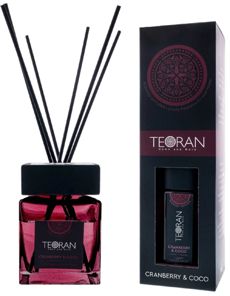 Αρωματικό xώρου με Στικς Cranberry Coco 150ml της Teoran