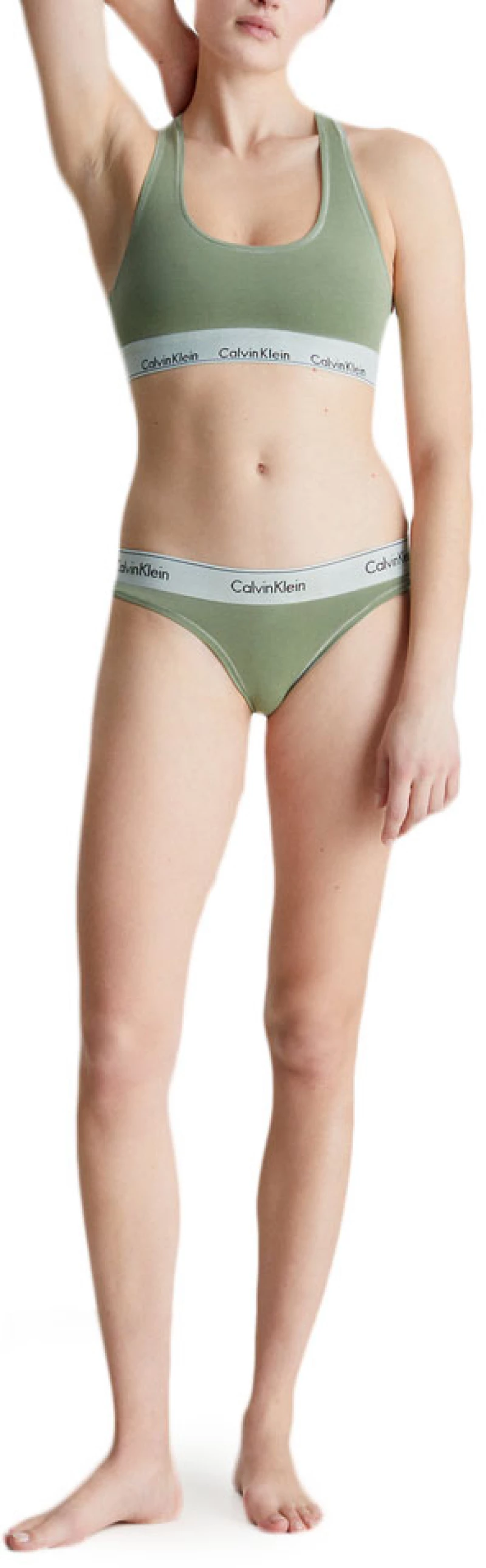CALVIN KLEIN UNLINED BRALETTE WOMEN CALVIN KLEIN ΠΡΑΣΙΝΟ (000QF7207E-DLK)