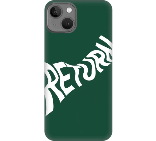 thiki-mania X Glossy return eco Custom Silicone case Green