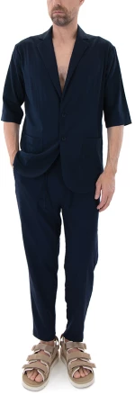 VITTORIO SANTO OVERSHIRT MEN VITTORIO ΜΠΛΕ (VTTR-300-23-SANTO-BLUE)