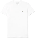 LACOSTE PIMA REGULAR FIT T-SHIRT MEN LACOSTE ΛΕΥΚΟ (TH6709-001)