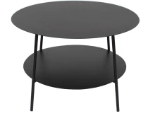 SIMPLE COFFEE TABLE ΜΑΥΡΟ 60x60x40