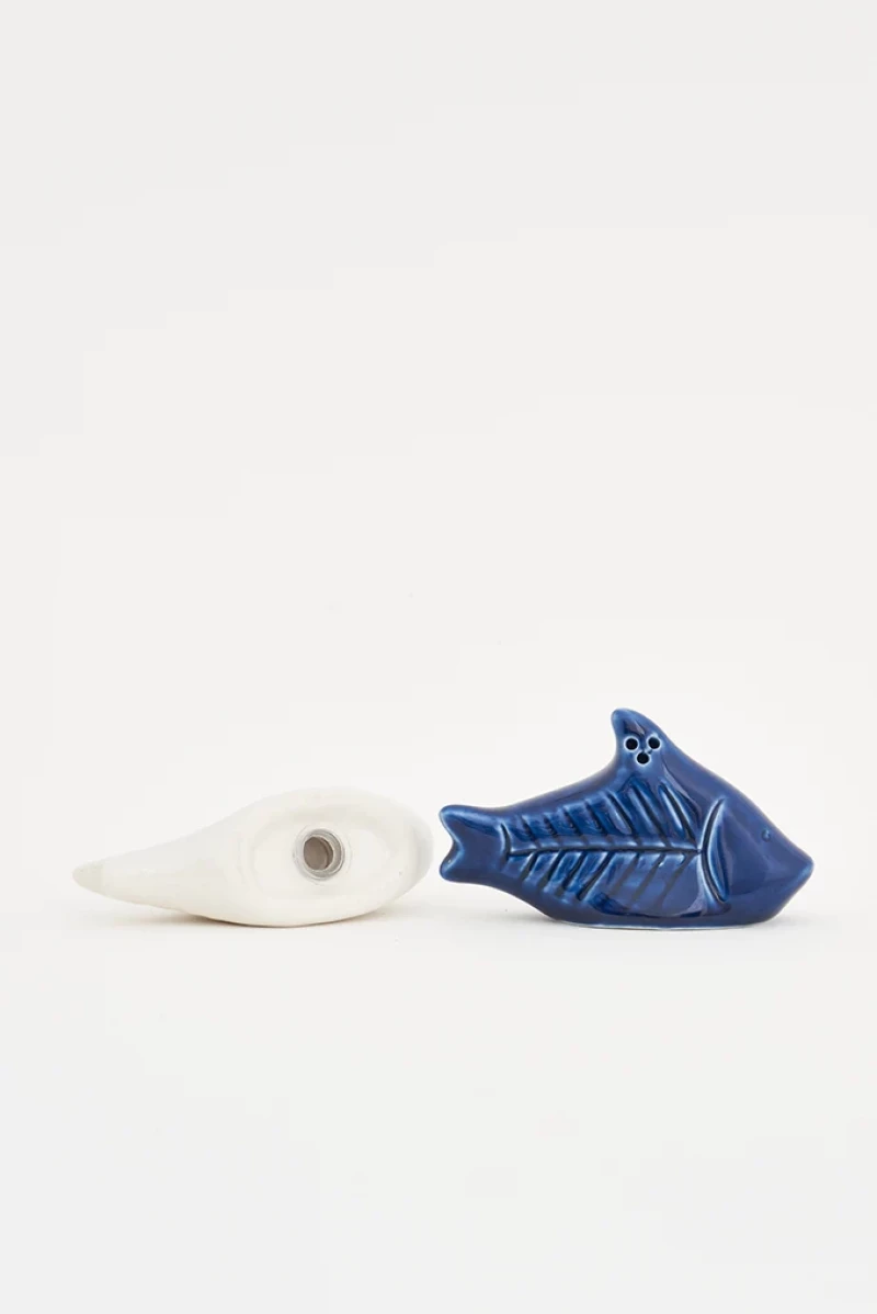 Σετ Αλάτι & Πιπέρι Ψάρι 9x6cm
