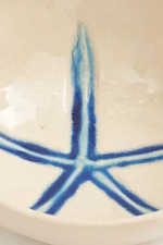 Πιάτο Κεραμικό Μπλέ Αστερίας 20cm