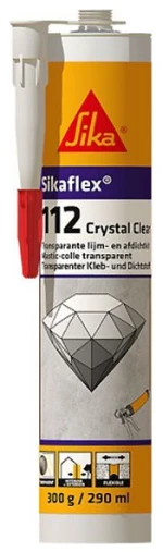 Sika Sikaflex 112 Crystal Clear Διαφανές Σφραγιστικό Πολλαπλών Χρήσεων 290ml