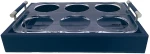 Marine Business Tray for Glasses M Navy Δίσκος Με Ποτηροθήκες