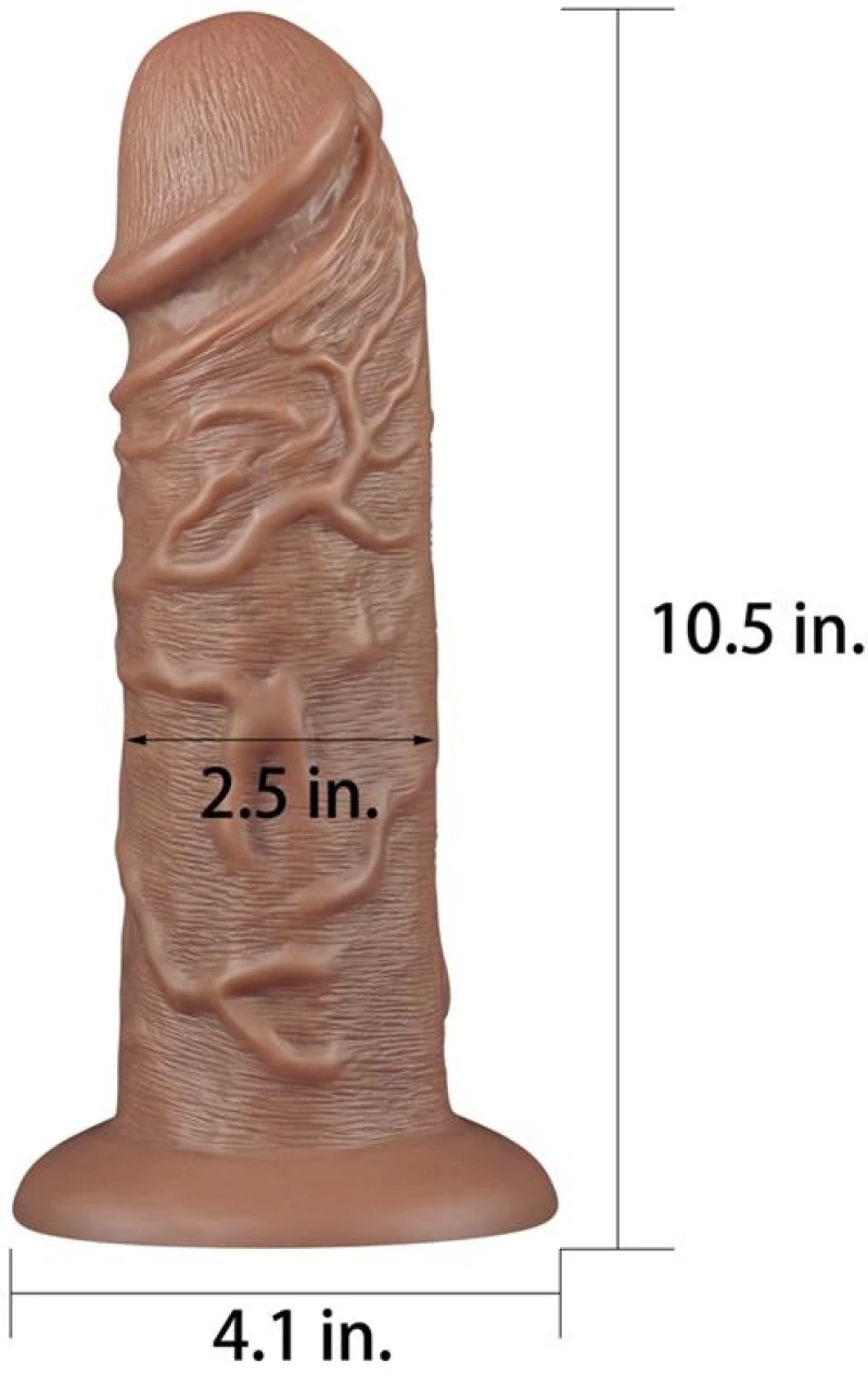 Dildo King 10.5 Brown