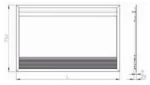 ΚΑΛΥΜΑ ΟΡΟΦΗΣ ΓΙΑ FANCOIL ΚΡΥΦΟΥ ΤΥΠΟΥ SLI 1000 (LC0622II)