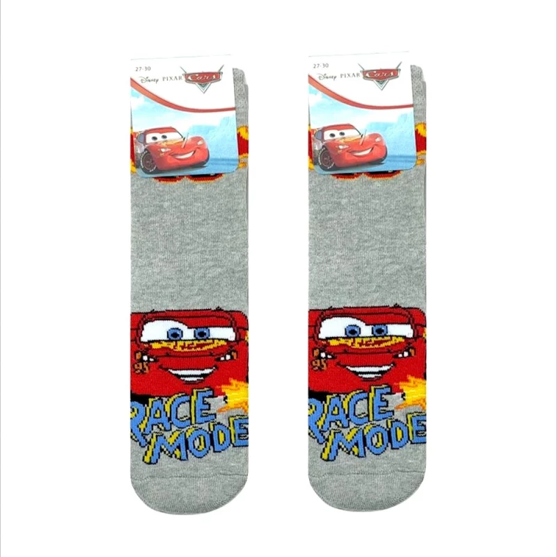 ΚΑΛΤΣΕΣ ΜΕ ΒΕΝΤΟΥΖΑΚΙΑ DISNEY MCQUEEN CR20489 ΓΚΡΙ (19-34)