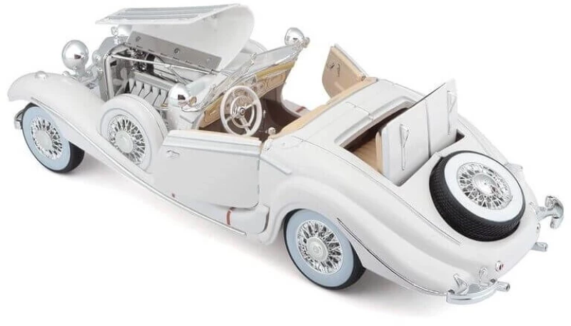 Maisto 1:18 Mercedes-Benz 500 k Typ Specialroadster Λευκό (36055)