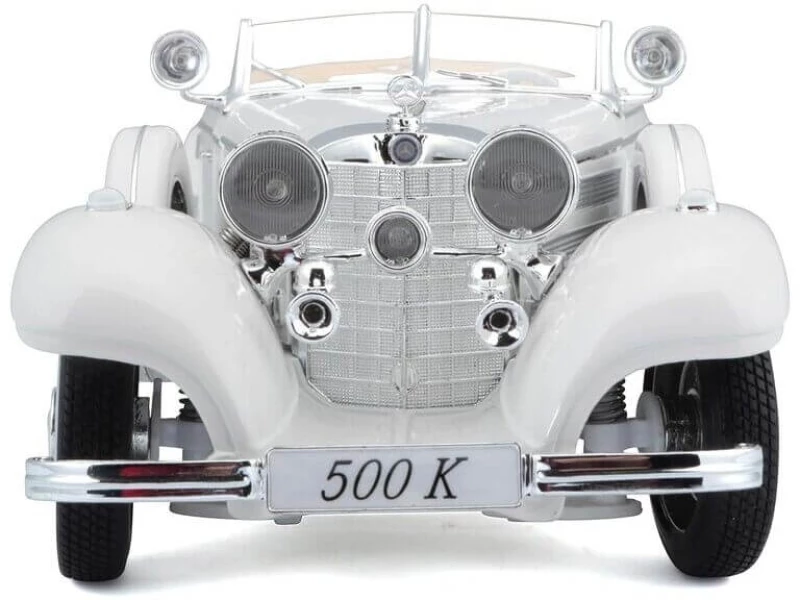 Maisto 1:18 Mercedes-Benz 500 k Typ Specialroadster Λευκό (36055)
