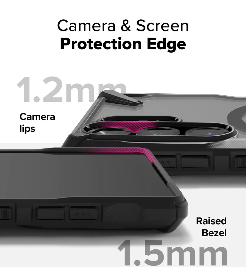 RINGKE FUSION X MAGNETIC MAGSAFE-SAMSUNG GALAXY S25 ULTRA BLACK