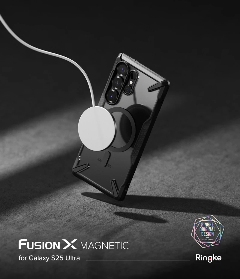 RINGKE FUSION X MAGNETIC MAGSAFE-SAMSUNG GALAXY S25 ULTRA BLACK