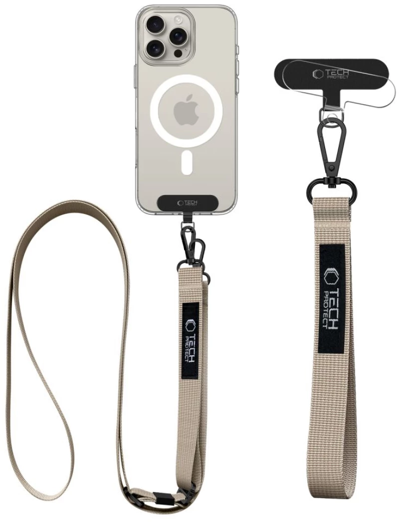 TECH-PROTECT C6S ROPE CROSSBODY COSMIC LATTE