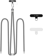 TECH-PROTECT C7S ROPE CROSSBODY STRAP CRAYON GREY/SILVER