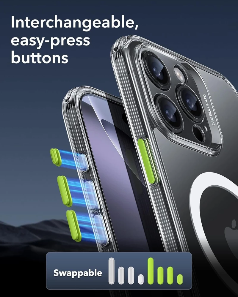 ESR CLASSIC PRO SET HALOLOCK MAGSAFE IPHONE 16 PRO CLEAR