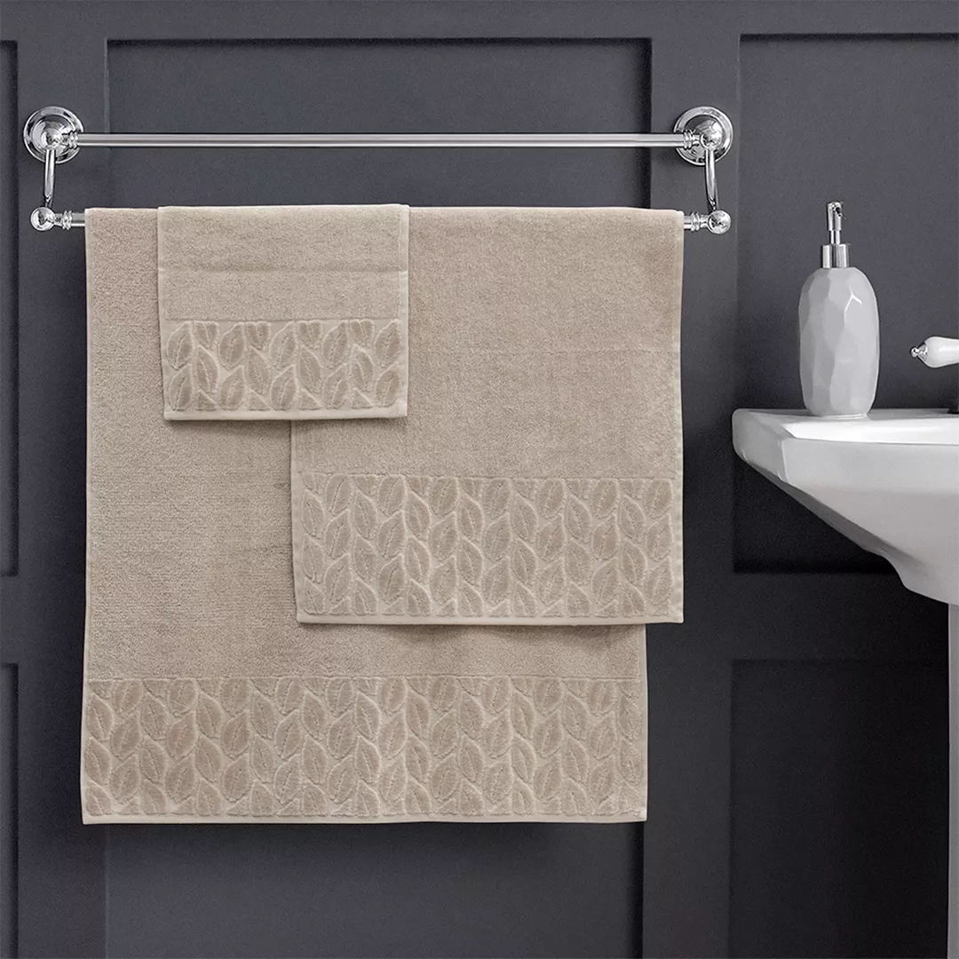 LINO ΣΕΤ ΠΕΤΣΕΤΕΣ CAPPA CREAM 3ΤΜΧ Cream ΣΕΤ 3 ΤΜΧ, Σετ Πετσέτες